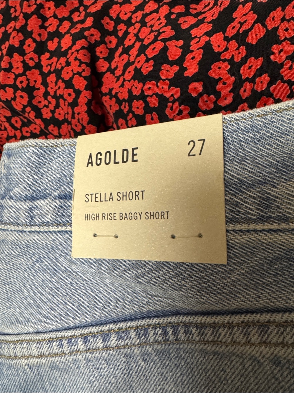 Agolde STELLA Short High-Rise Baggy Shorts - Picture 4 of 4